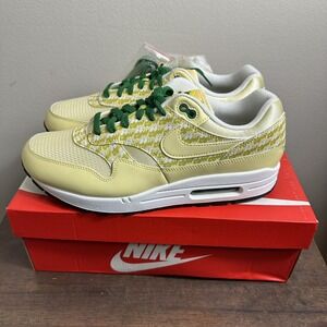Nike Air Max‎ 1 AM1 Premium Lemonade Green White CJ0609-700 Mens Size 11 Walking